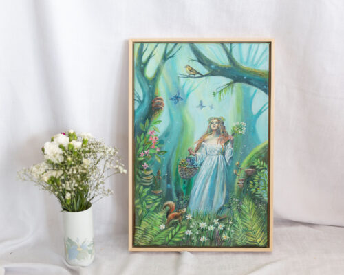 Originalgemälde „Green Dream“ von Scharle