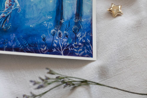 Kunstdruck „Guided through the Night“ von Scharle