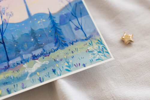 Kunstdruck „A Magical Morning“ von Scharle